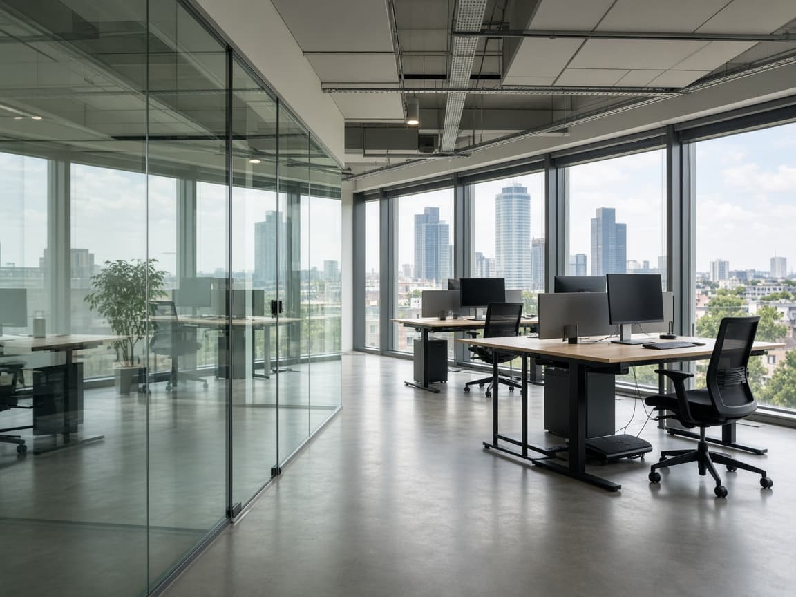 Glass Office Suite — Banking District