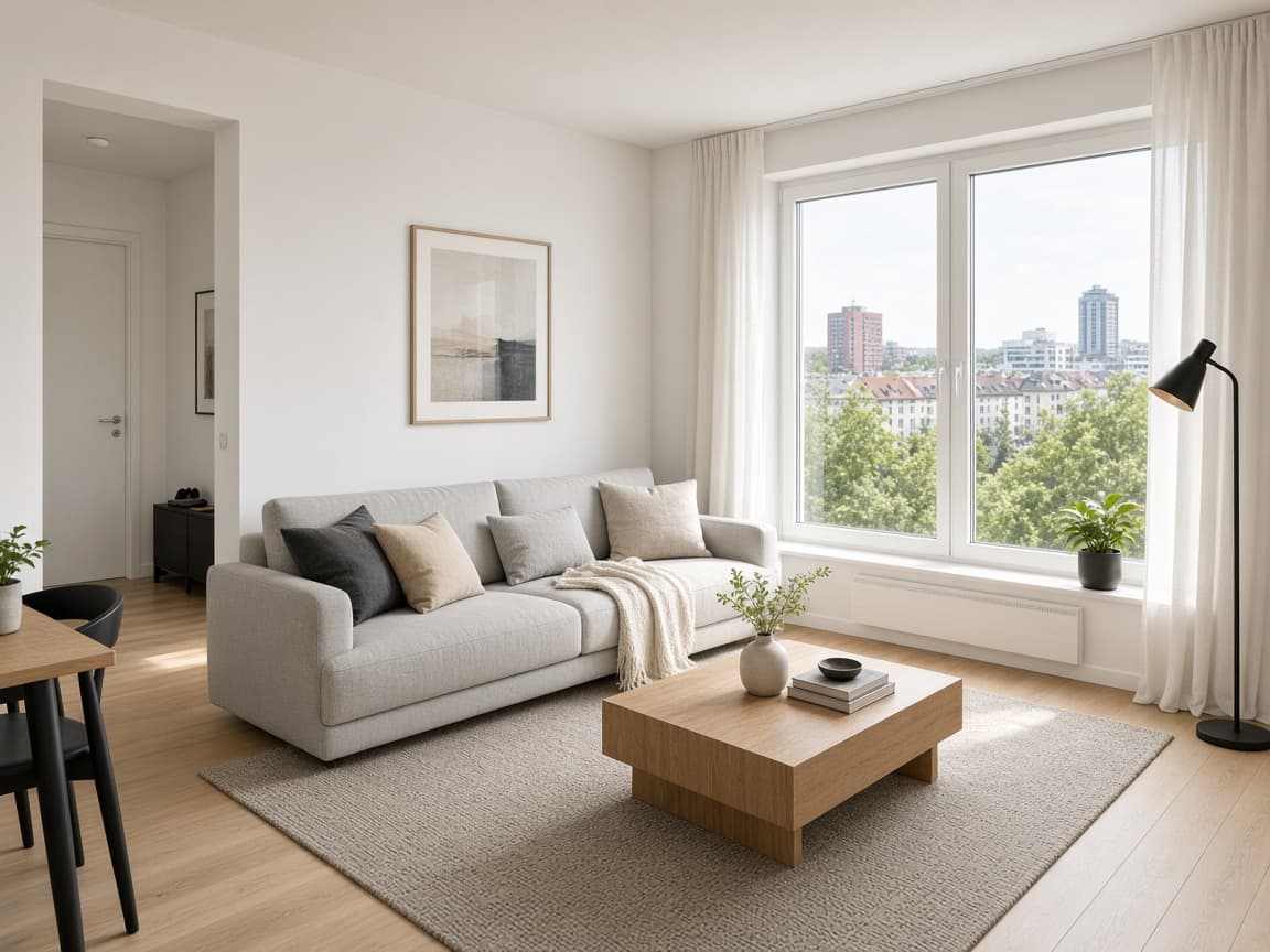 Schwabing 1BHK with Evening Balcony